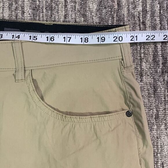 Denali Mens Size 40x30 Zip‎ Fly Stretch Pants Khaki Straight Leg Pockets Nylon - Picture 5 of 8